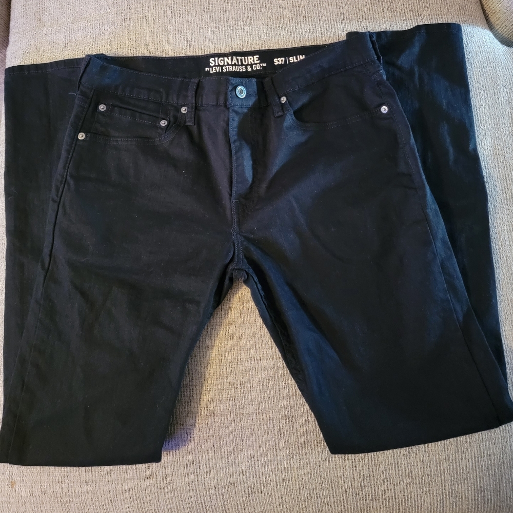 Signature by Levi Strauss & Co. Black Jeans 34x34